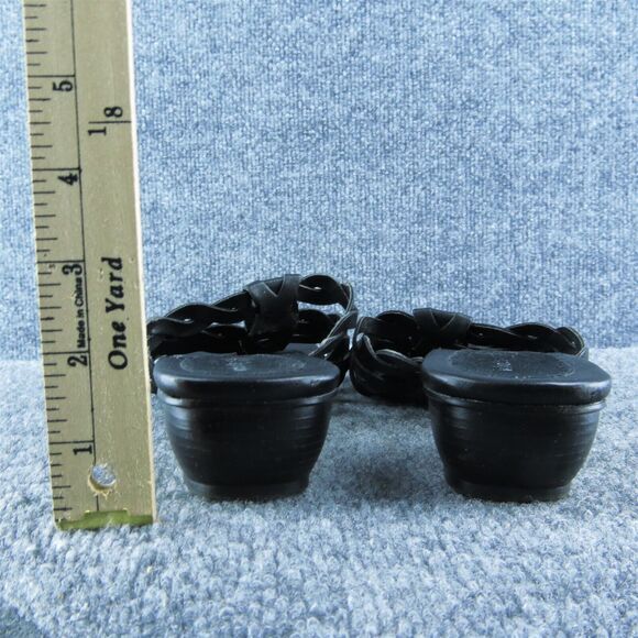 Aerosoles Women Slide Sandal Shoes Black Synthetic Size 9.5 Medium - Picture 5 of 9